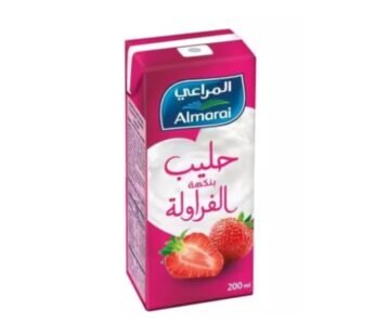 حليب طويل الأجل بنكهة الفراولة_	200.00 مل