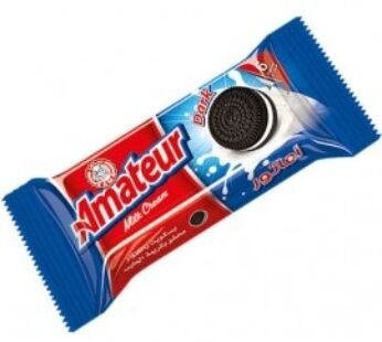 بسكويت الكاكاو الداكن المحشو بكريمة الحليب