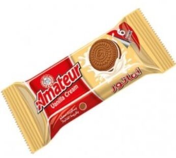 بسكويت الكاكاو المحشو بكريمة الفانيليا