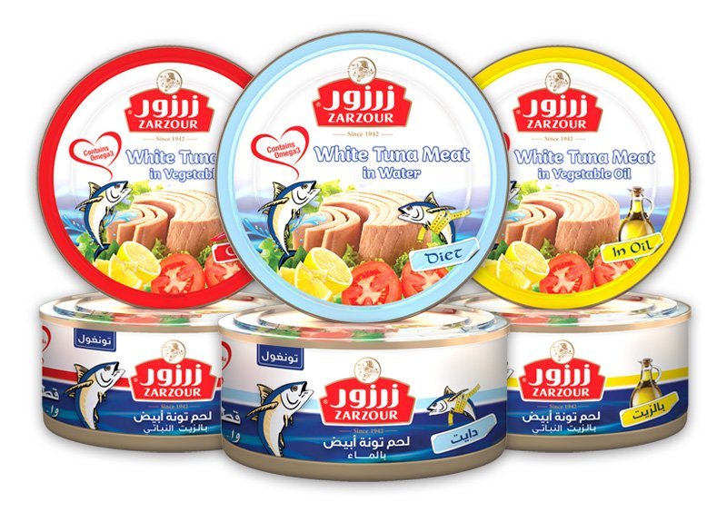 زرزور تونا Zarzour Tuna تونة بيضاء في زيت نباتي