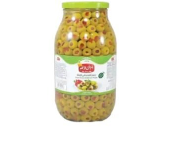 زيتون اخضر محشي فليفلة2000غ