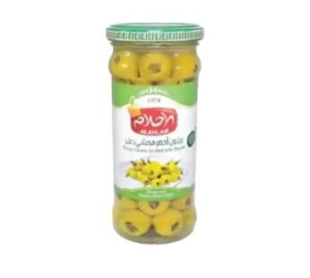 زيتون اخضر محشي زعتر200غ