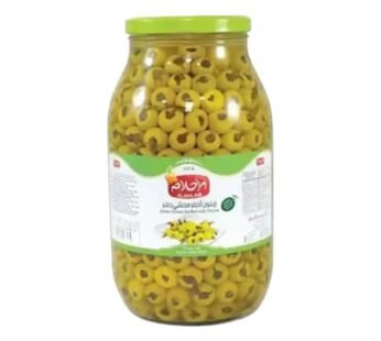 زيتون اخضر محشي زعتر 2000غ