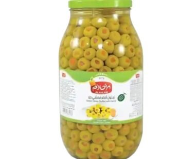 زيتون اخضر محشي جزر2000غ