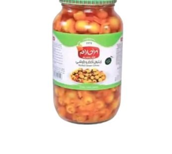 زيتون اخضر طرشي1200غ