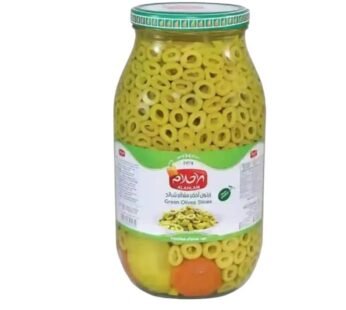 زيتون اخضر مقطع شرائح2000غ