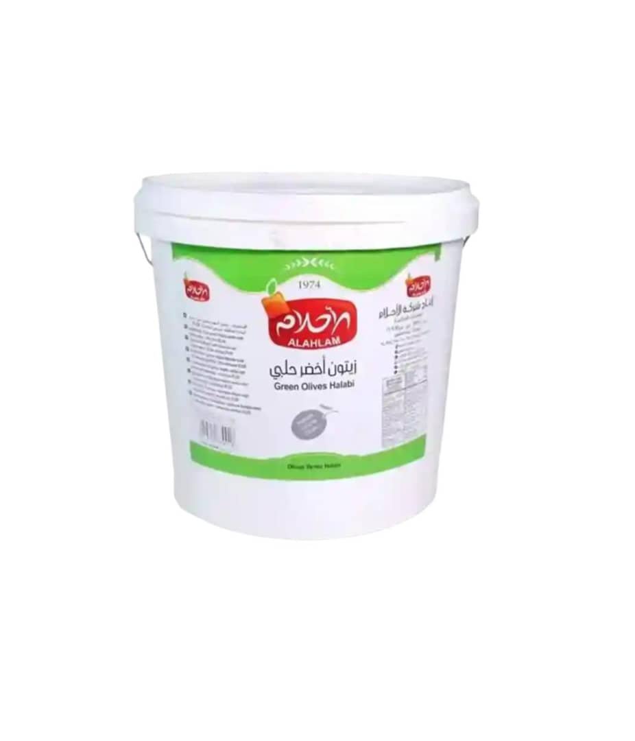 زيتون اخضر حلبي 10000غ